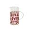 Hello Honey® Glass Pitcher with Natural Woven Sleeve